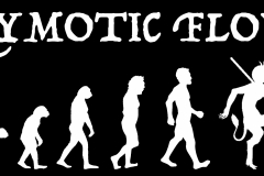 zymotic flow design (concept requested by band). photoshop. 2015.