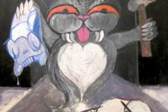 no bunny. acrylic. 2011. unfinished