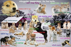 dogepocalypse. photoshop. 2017.
