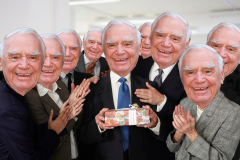 ernest borgnine's warmest office birthday party regards. photoshop. 2017.