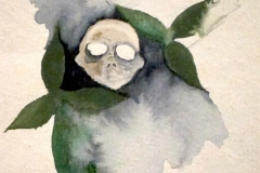 thee shadow creatures #2. watercolor. 1995.