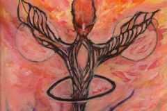 untitled #2. colored pencil and acrylic. 2017.