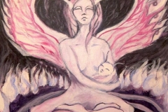 with wings. acrylic. 200?