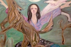 separation anxiety. acrylic. 1998.