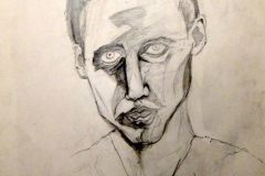 self portrait. pencil. 1998.