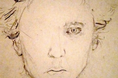 self portrait. pencil. 1992.