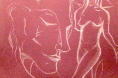 lucky devil. colored pencil. 1998.