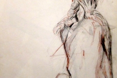 what chakra is this again? life drawing w. pencil. 1998.